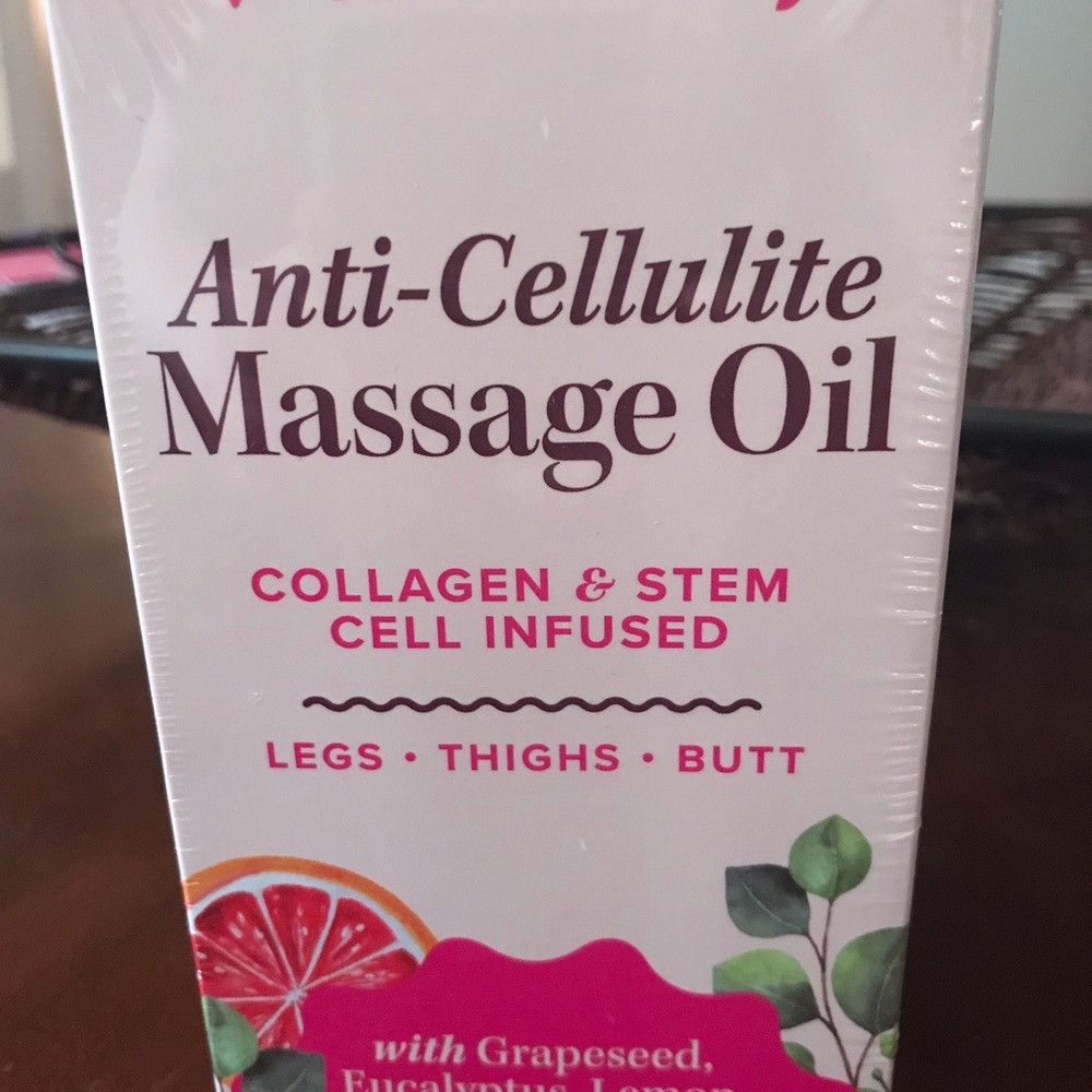 Anti-Cellulite Massage Oil — Pink | Collagen & Stem Cell Infused